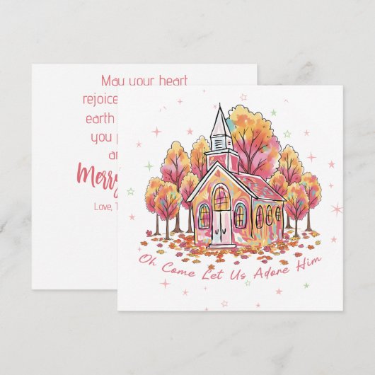 “Oh Come Let Us Adore Him”  (Vorne/Hinten)