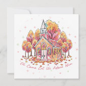 “Oh Come Let Us Adore Him”  (Vorderseite)