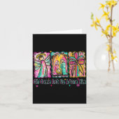 Oh Come Let Us Adore Him Christian Christmas Coque Karte (Gelbe Blume)