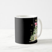 Oh Come Let Us Adore Him Jesus Christmas Tree Coqu Kaffeetasse (VorderseiteRechts)