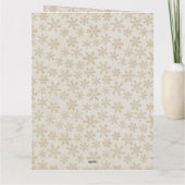 "Oh Come Let Us Adore Him" Nativity Christmas Karte (Rückseite)