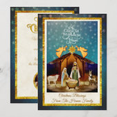 "Oh Come Let Us Adore Him" Weihnachten Geburt Jesu (Vorne/Hinten)