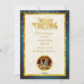 "Oh Come Let Us Adore Him" Weihnachten Geburt Jesu (Rückseite)