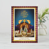 "Oh Come Let Us Adore Him" Weihnachten Geburt Jesu (Stehend Vorderseite)
