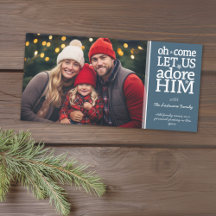 Oh Come Let Us Adore Him - Weihnachtsfoto