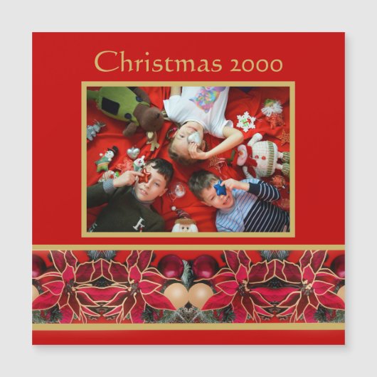 Oh Come Let Us Christmas Magnet (Vorderseite)