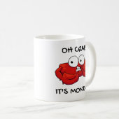 Oh Crab Es ist Montag Kaffeetasse (VorderseiteRechts)