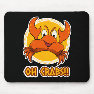 Oh, Crabs! Aufkleber Mousepad