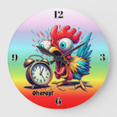 Oh Crap! Große Wanduhr (Vorderseite)