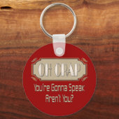 Oh Crap Schlüsselanhänger (Vorderseite)