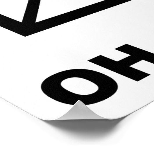 Oh Crop Funny Poster (Ecke)