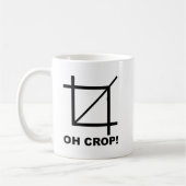 Oh Crop Lustiger Becher Kaffeetasse (Links)