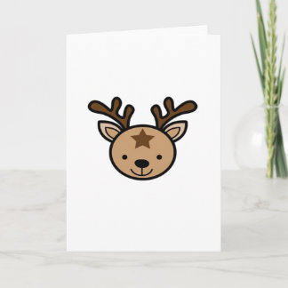 Oh Cute Deer Minimal Design Karte