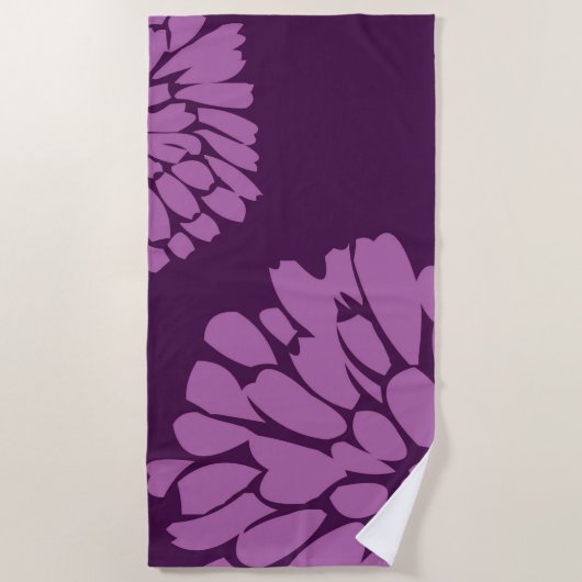 Oh Dahlia! Strandtuch (Vorderseite)