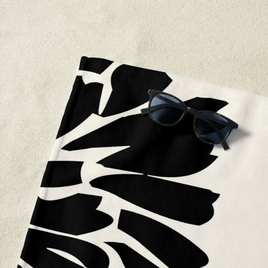 Oh Dahlia! Strandtuch (Beispiel)