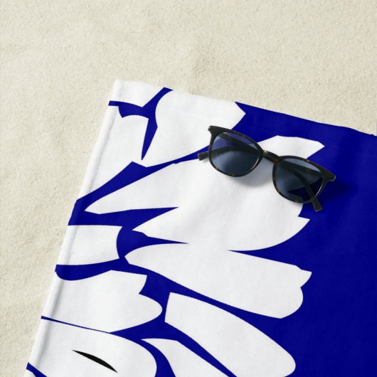 Oh Dahlia! Strandtuch (Beispiel)