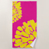 Oh Dahlia! Strandtuch (Vorderseite)