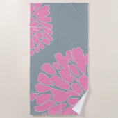 Oh Dahlia! Strandtuch (Vorderseite)