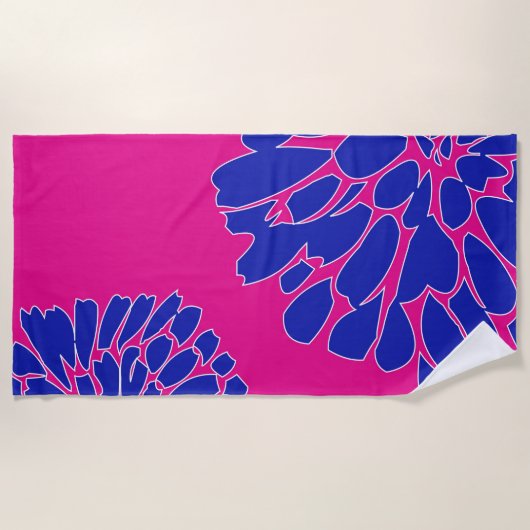 Oh Dahlia! Strandtuch (Vorderseite)