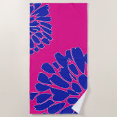 Oh Dahlia! Strandtuch (Vorderseite)