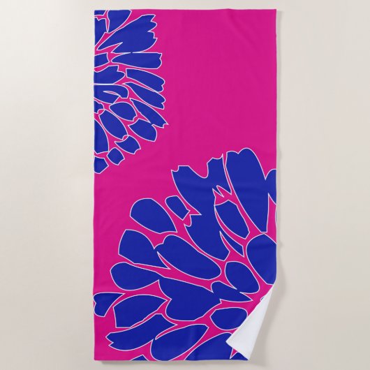 Oh Dahlia! Strandtuch (Vorderseite)