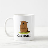 Oh Dam Funny Beaver Pub Kaffeetasse (Links)
