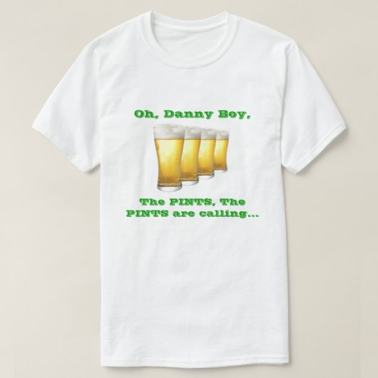 Oh Danny Boy (zweiseitig) T-Shirt (Design vorne)