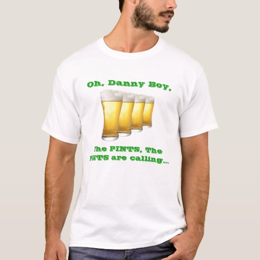 Oh Danny Boy (zweiseitig) T-Shirt (Vorderseite)