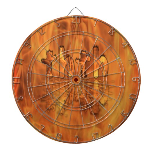 Oh, das. dartscheibe (vorne)