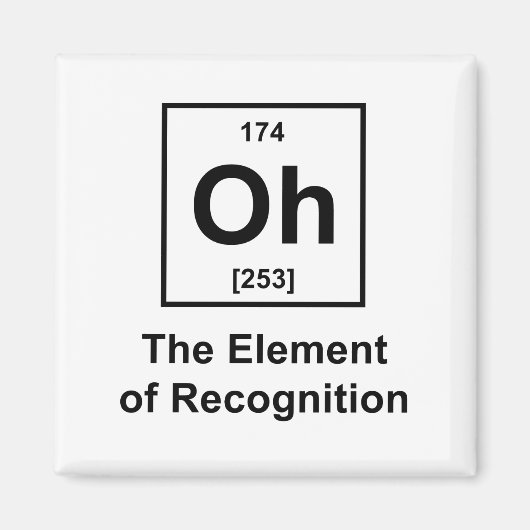 Oh! Das Element der Erkennung Magnet (Vorne)