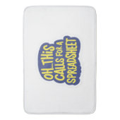 Oh, das erfordert eine Tabelle Badematte (Vorderseite Vertikal)