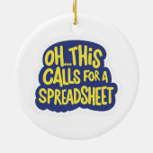 Oh, das erfordert eine Tabelle Keramik Ornament (Hinten)