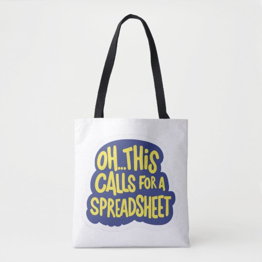Oh, das erfordert eine Tabelle Tasche (Vorderseite)