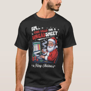 Oh, das erfordert einen Weihnachtsmann-Analysten f T-Shirt