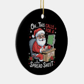 Oh, das fordert eine Tabelle Weihnachten Weihnacht Keramik Ornament (Rechts)