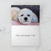 OH DAS GESICHT FEHLT IHNEN KARTE. DANKESKARTE (Innenseite)