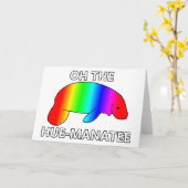 Oh, das HUE-MANATEE Karte (Gelbe Blume)