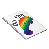 Oh, das Hue Manatee Notebook Notizblock (Rechte Seite)