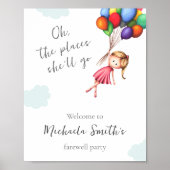 Oh, das Orte Girl Retirement Party Willkommen Poster (Vorne)