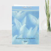 Oh, dass ich Flügel hatte wie eine Taube Psalm 55: Karte (Rückseite)