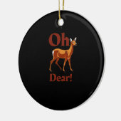 Oh Dear Trendy Clean Design Keramik Ornament (Links)