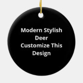 Oh Dear Trendy Clean Design Keramik Ornament (Hinten)