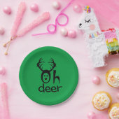 Oh Deber - Weihnachts-Party-Papier-Teller Pappteller (Party)