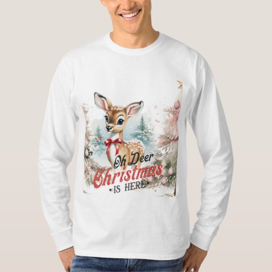 Oh Dee Christmas ist hier Long Sleeve Tshirt (Vorderseite)