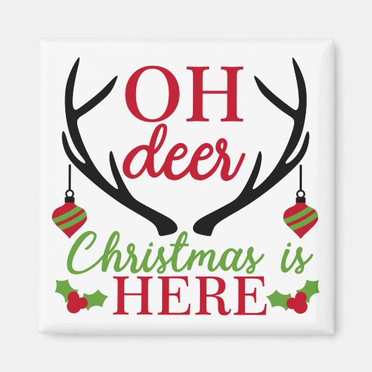 Oh Dee Christmas Magnet (Vorne)