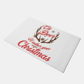 Oh Dee ein anderes Jahr Weihnachten Fußmatte (Schrägansicht)