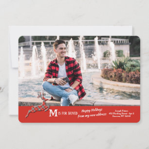 Oh Dee Foto Holiday Moving Card Einladung