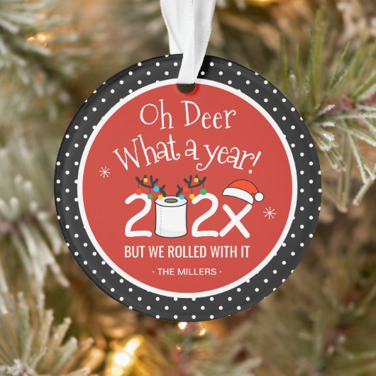 Oh Dee was für ein Jahr Weihnachten Ornament (Baum)