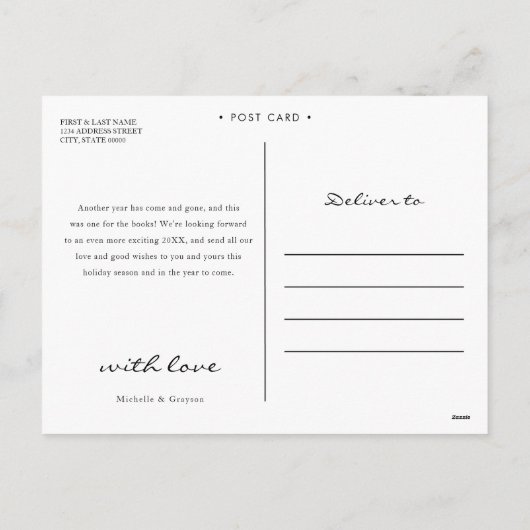 Oh Dee Weihnachten ist hier Imitate Gold Glitzer D (Rückseite)