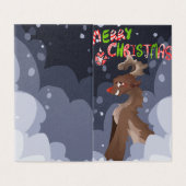 Oh Dee Weihnachtskarte (Außenseite Aufgefaltet)